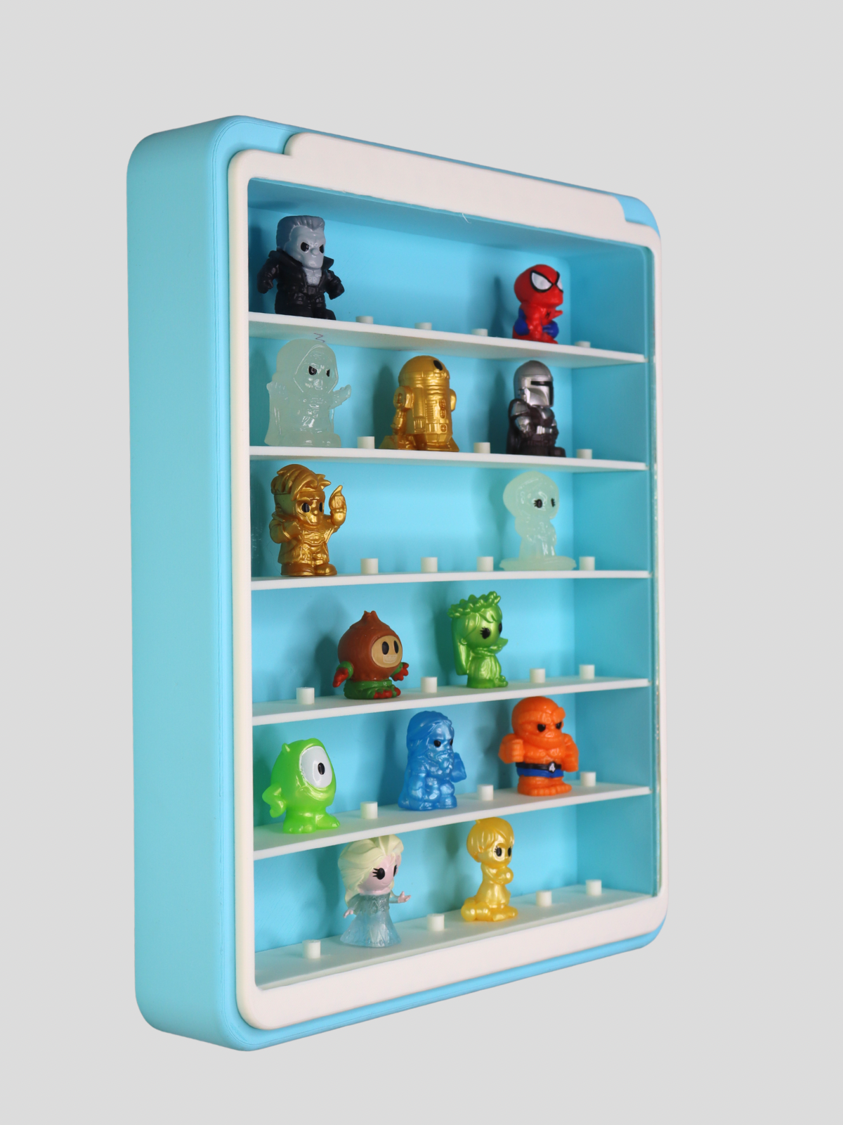 Ooshies Wall Display – 42 Spots with Acrylic Cover