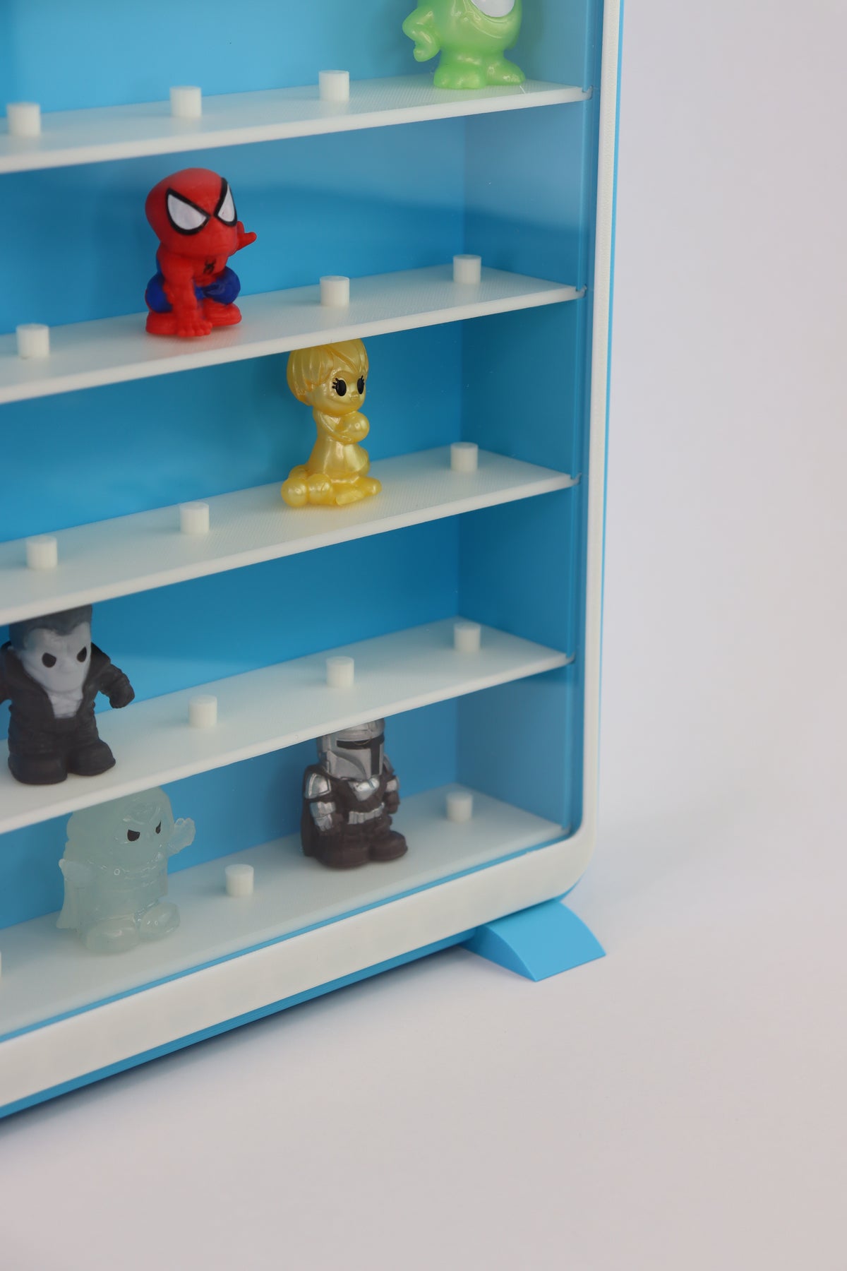 43 Spots | Ooshies Display Wall Mounted or Tabletop | 43 Spots + Acrylic Front